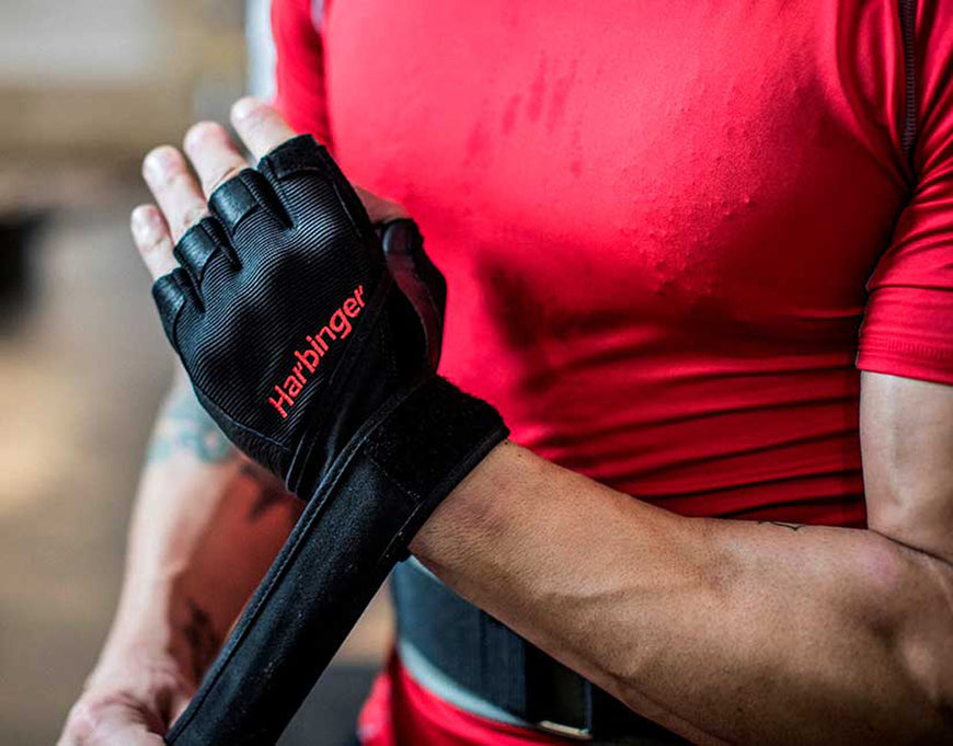 harbinger pro handschuhe HARBINGER PRO WRIST WRAP STRENGTH GLOVES – CM Sport Shop